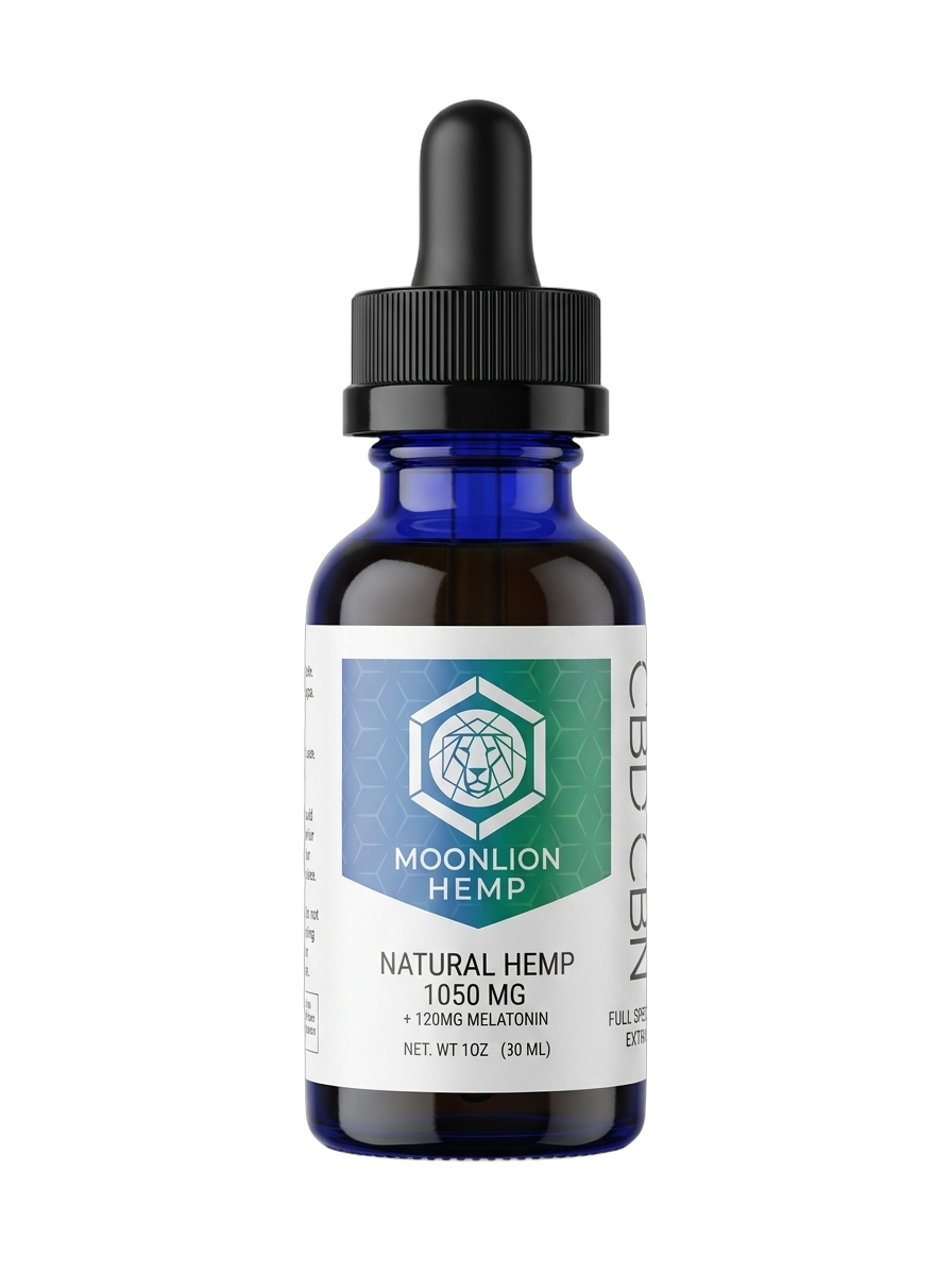 MoonLion Hemp Natural Hemp CBD+CBN 1050mg (30ml)